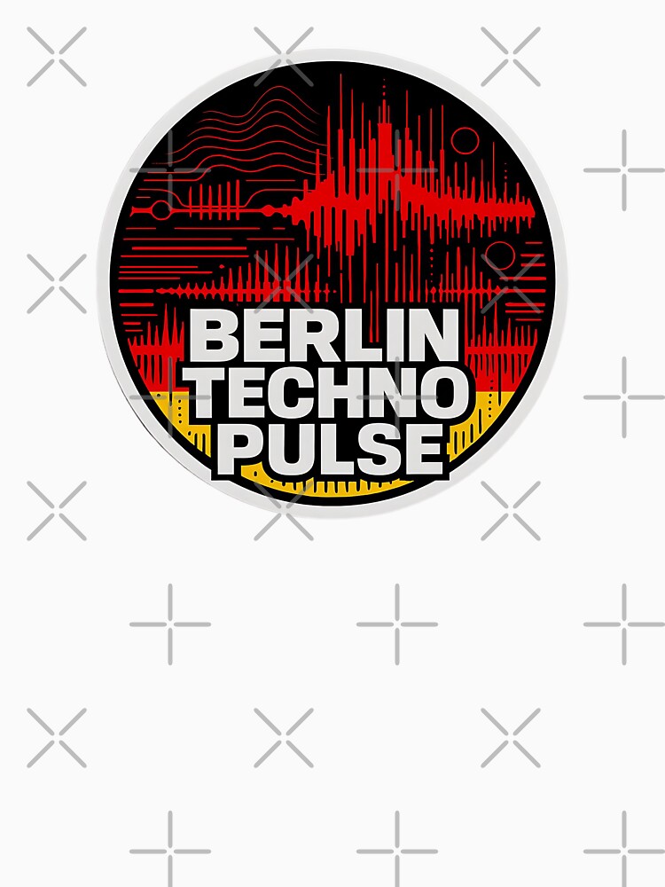 Berlin Techno Pulse – Underground Electronic Music Rave Design by |TRSSHOP|