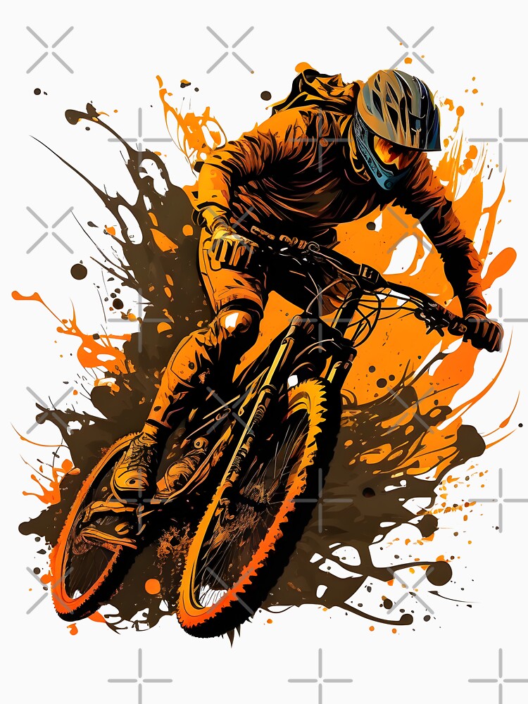 Mountain biking Into the Wild by Brushpalette888