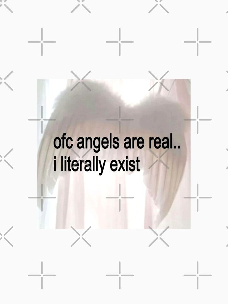 ofc angels are real.. i exist by inainart