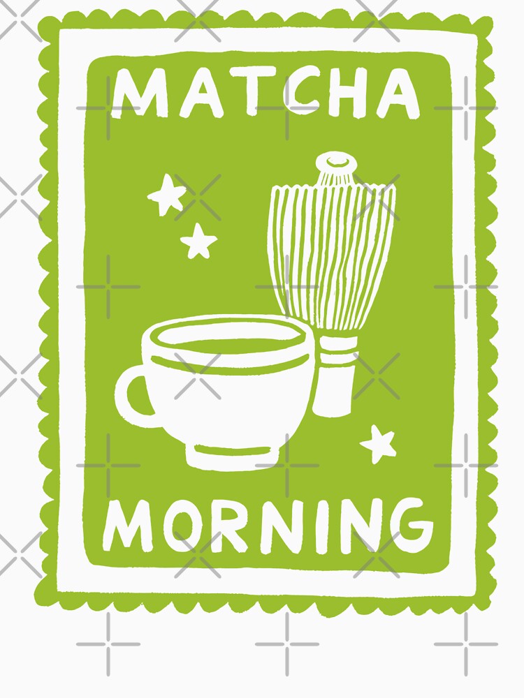 Morning Matcha – Aesthetic Daily Wellness Illustration by All That Jazz Store