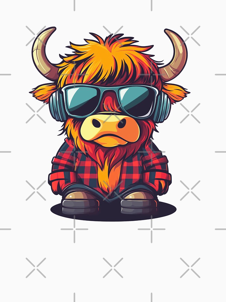 Cool Scottish Highland Cow by ChaosReigns91