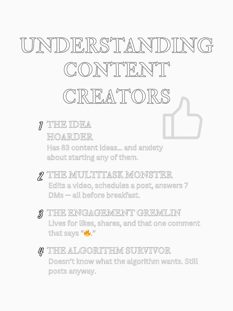 Black – Understanding Content Creators – Funny Digital Creator Quotes & Internet Life by PsyFlow35