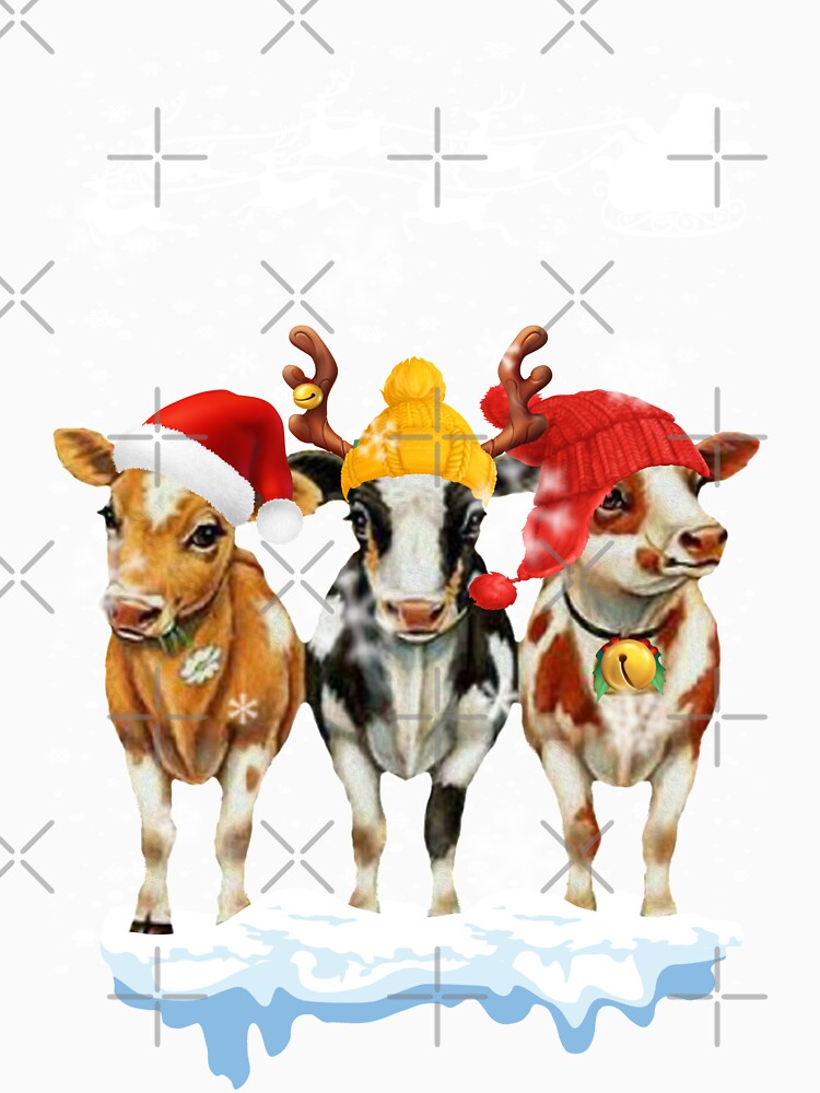 Baby Cow Christmas by reginaturner