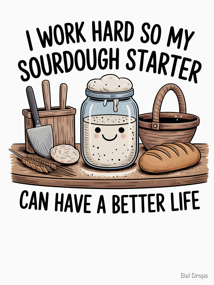 Sourdough Starter Parent by Bal Drops