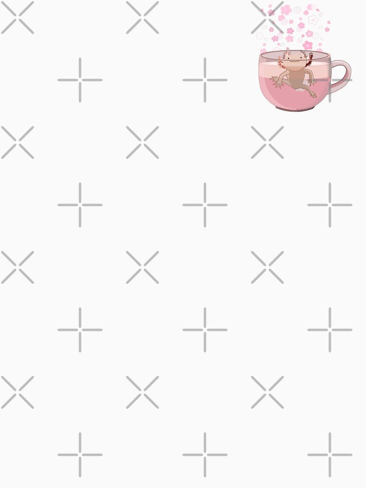 Axolatte (Mini Pattern) by octopuscafe