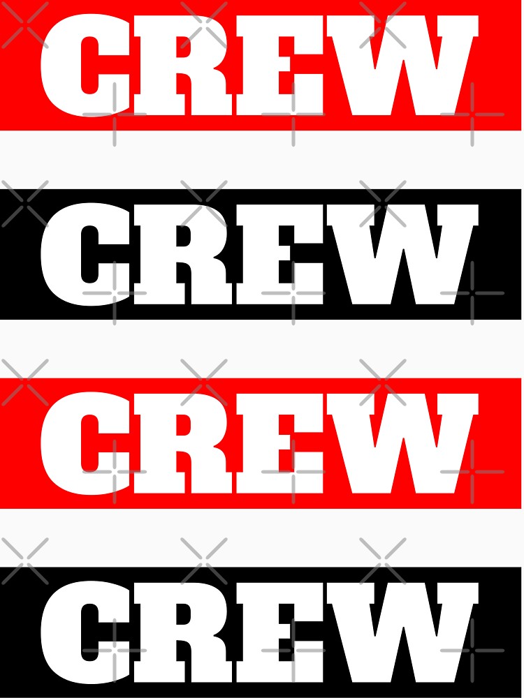 Crew Crew red white for T Shirt and more  Flight Crew Pilot First Officer Skygirl Flight Attendant Stewardess by AviationArtists