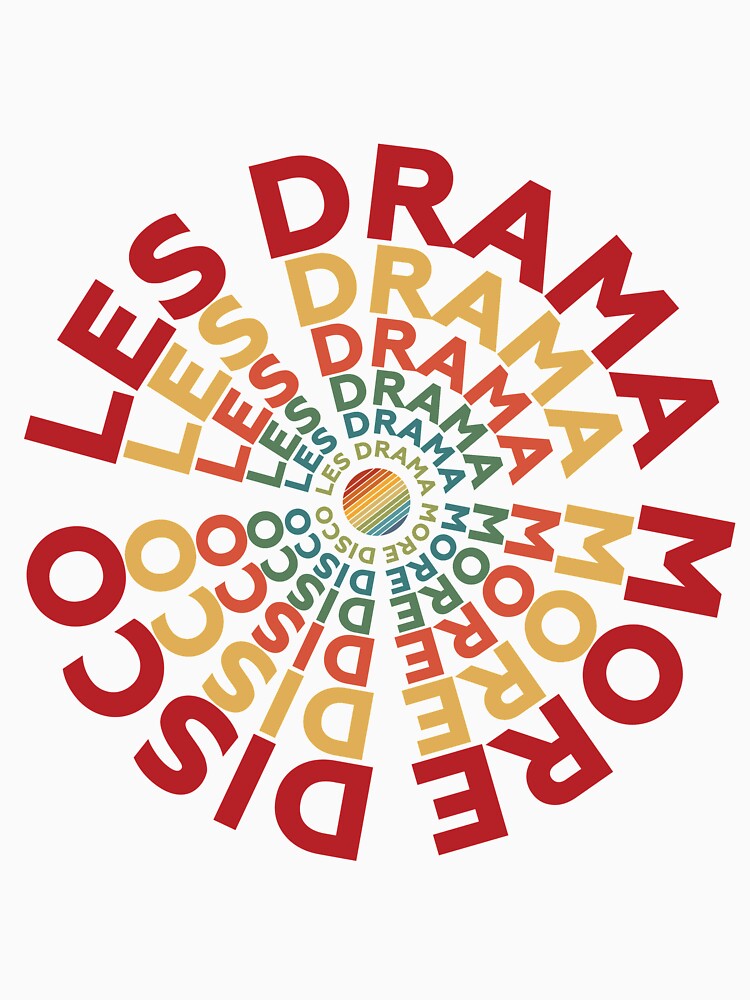 Less Drama More Disco Vintage Funny Saying Quote by MintaApparel