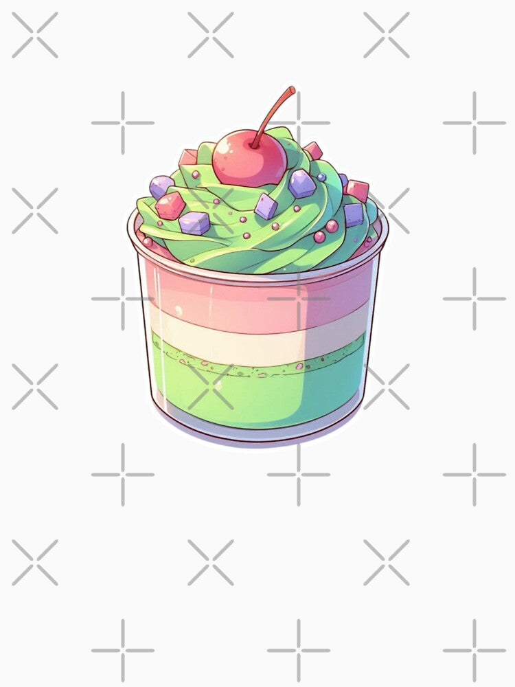 Kawaii Matcha Dessert – Cute Japanese Anime Manga Style Sweets by Sugar Wisdom