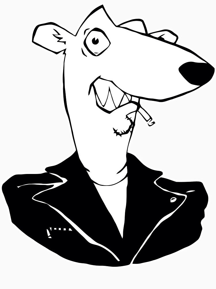 Vintage Punk Weasel Illustration by TheDisloyalists