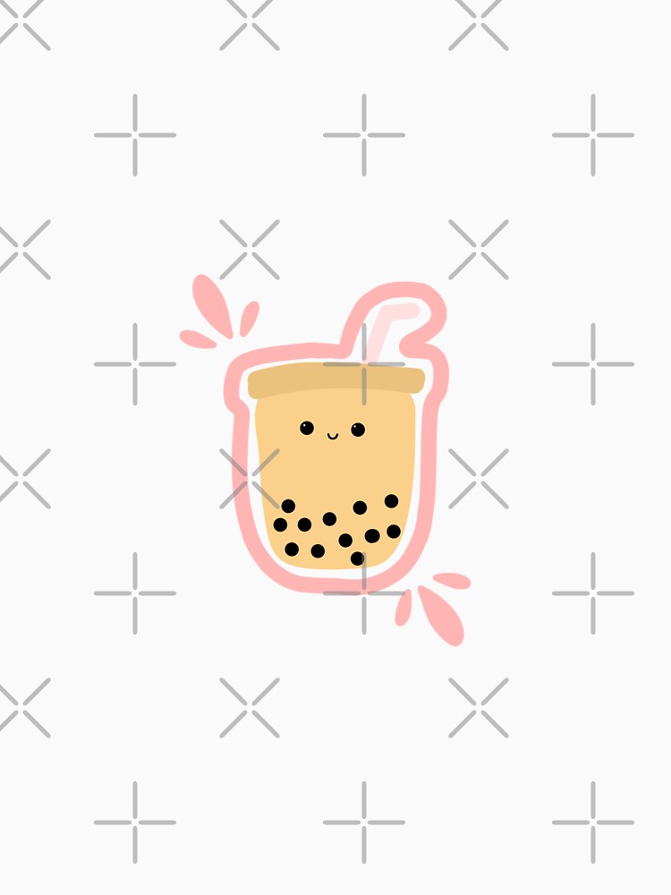 Cute Boba Milk Tea Sticker by chloemadesigns