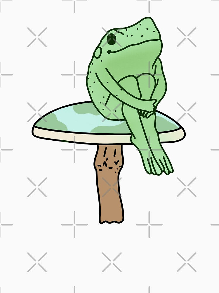 toad on an earth mushroom by brynn412