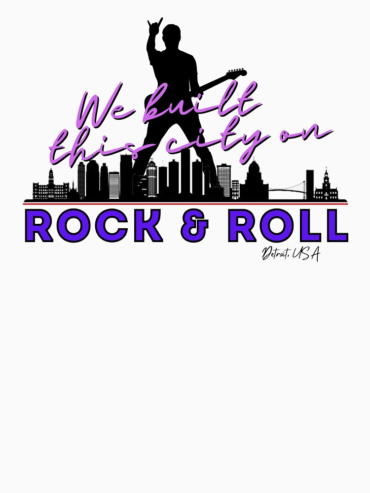 We Built this City - Detroit, Purple by Mean-Musician