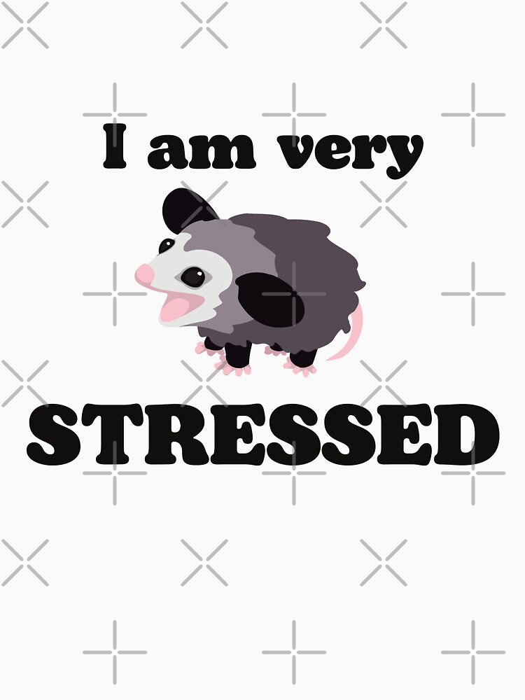 cute opossum is very stressed by Lindsey Sheets