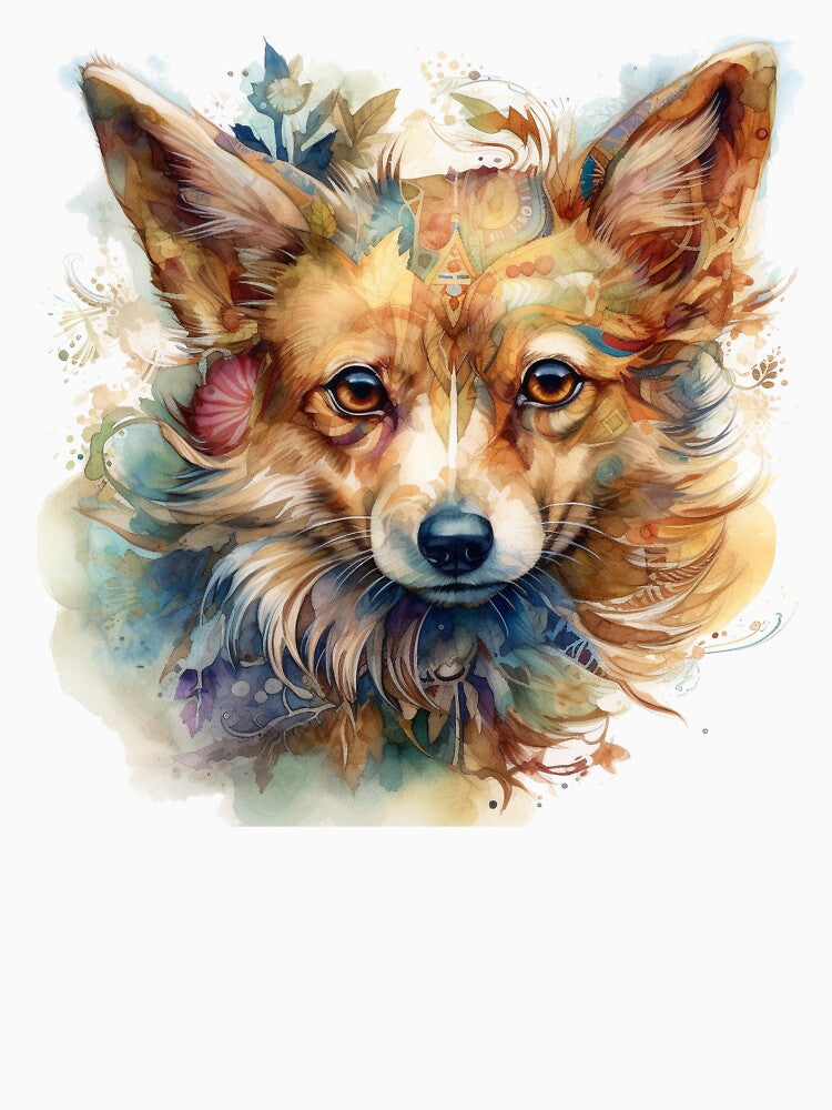 Tribal Corgi Dog 5 by DiatomDesigns