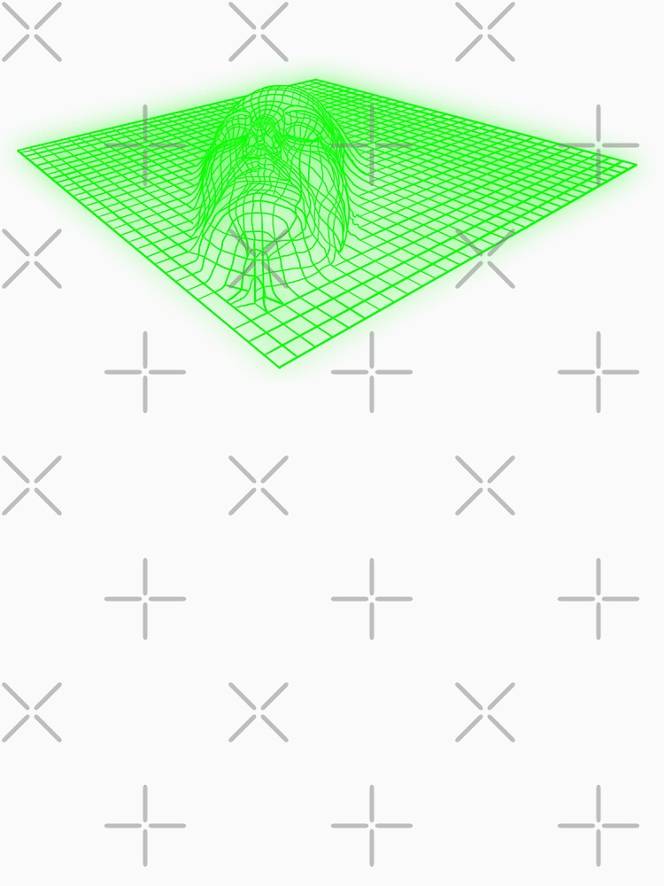 90s UK Rave Neon Green Scape Face by Wsgreen