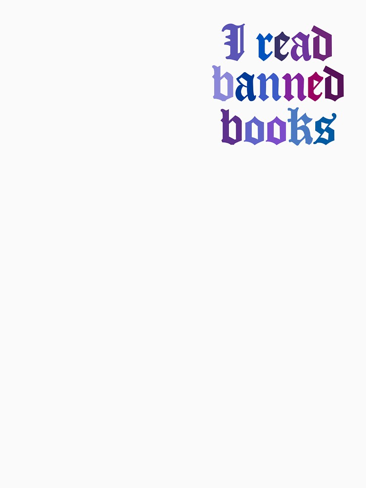 I Read Banned Books - Y2K Blackletter Sticker for Readers, Librarians & Book Lovers by CranberrySodaCo