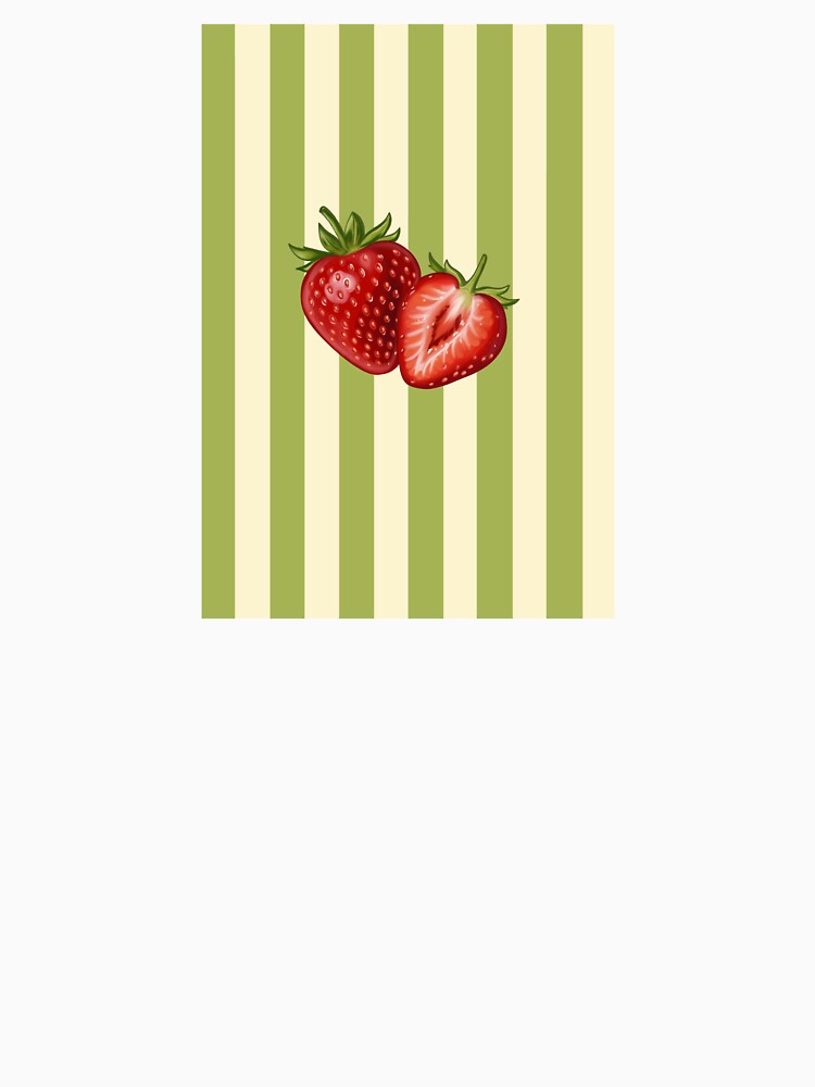 Strawberry with yellow green stripes by joleyjl