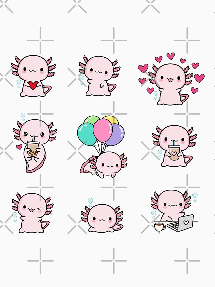 Copia de Cute Axolotl, set by XoTheMonster