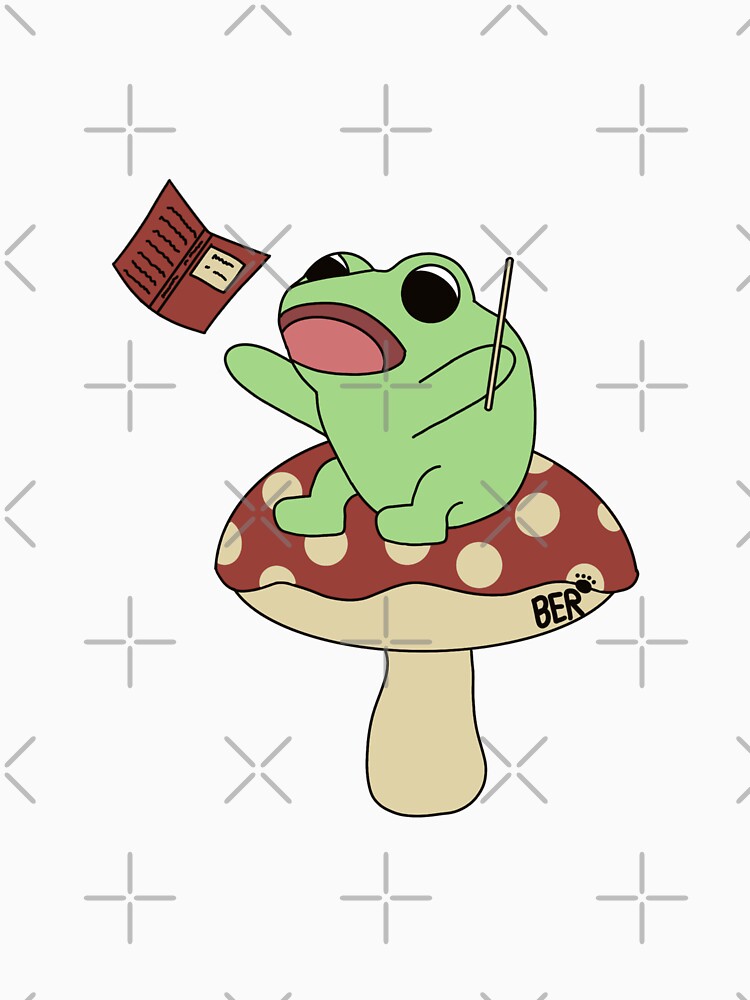 Wizard Frog on Toadstool by SentABear
