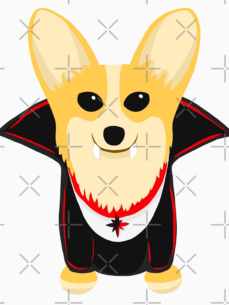 Corgi Dracula Corgi Vampire by MindToPaper