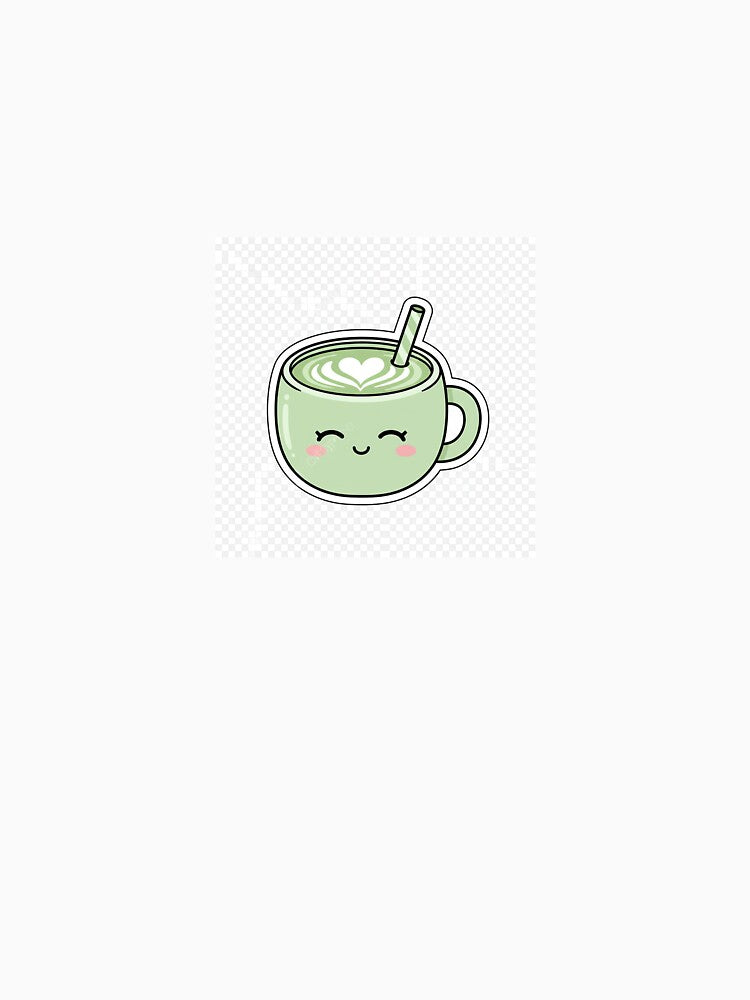 Cute matcha latee kawaii cup by mayatA-rt