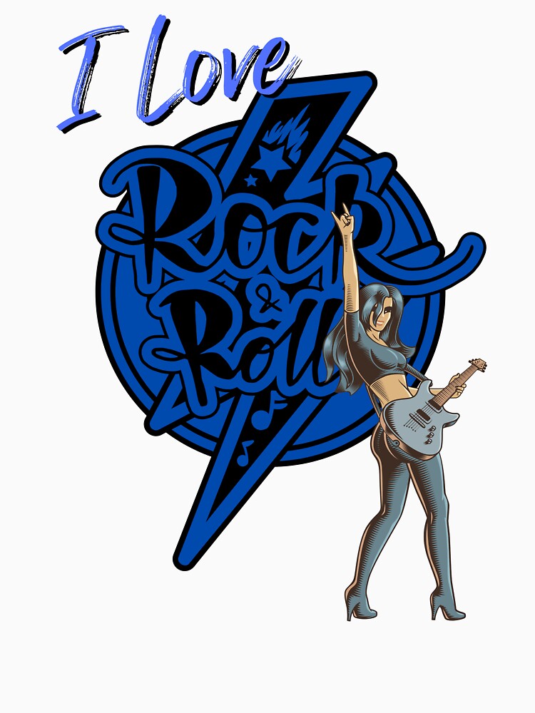 I Love Rock & Roll - Blue, Light by Mean-Musician