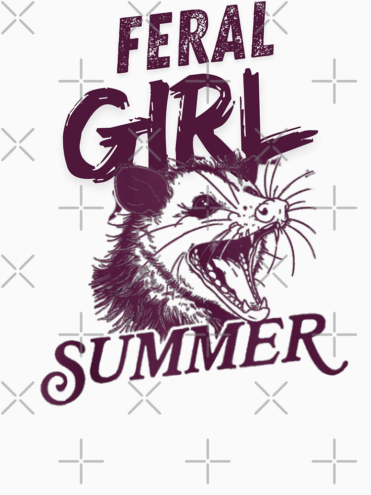 Feral Girl Summer Opossum by studiopekepeke