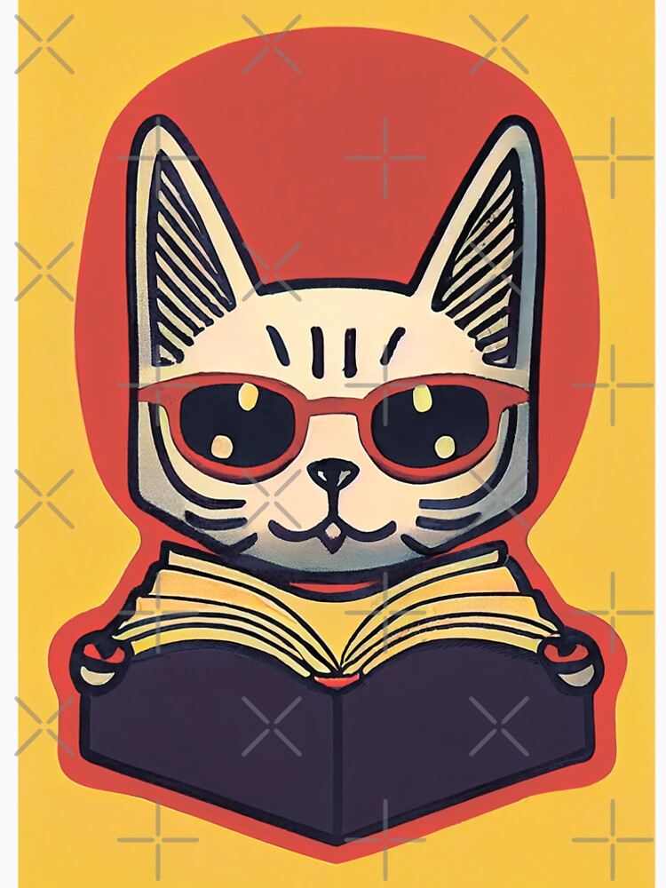 Cat i read banned books by Hoity-Toity