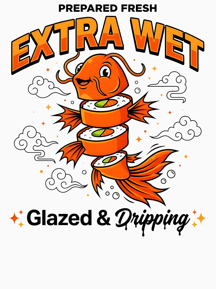 Extra Wet Glazed And Dripping Fresh Sushi Roll by P2P-paotopao