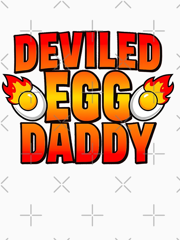 Deviled Egg Daddy Funny Food Pun BBQ Design by ArtDesignTp
