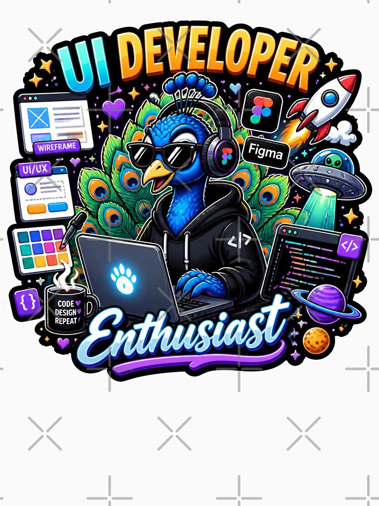 UI Developer Sticker | UX Designer Interface Design Gift by NuniDesigns