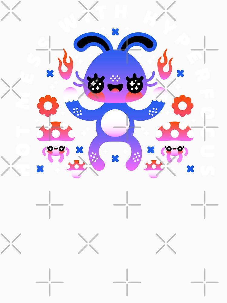 Hot Mess With Hyperfocus – Funny AuDHD Neurodivergent Design by musingtreeart