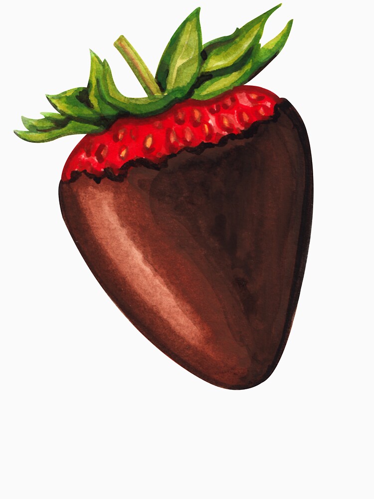 Chocolate Covered Strawberry Pattern - Pink by Kelly  Gilleran