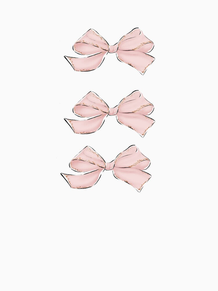 Coquette bows pink by Pixiedrop