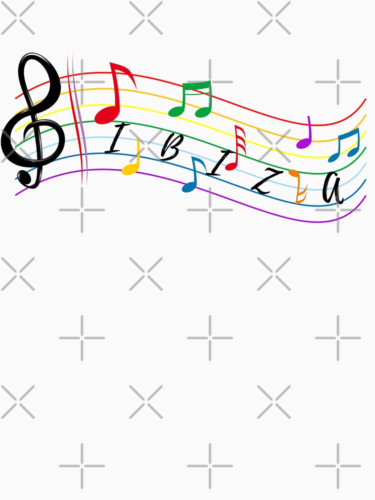 # 102- Sheet music in Ibiza - Music note - Kook Art by KookArt