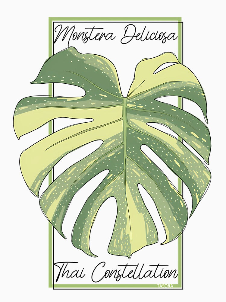 Thai Constellation Monstera Stamp by satmilppk62