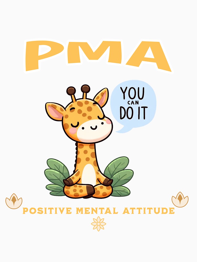 positive mental attitude Giraffe by LemuellTrends