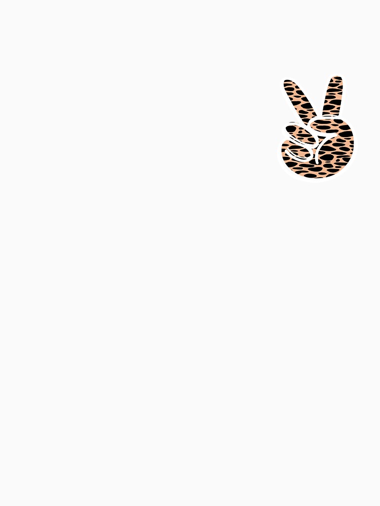 Peace Sign Animal Lover Top for Pet Parents by JustBeeAwesome