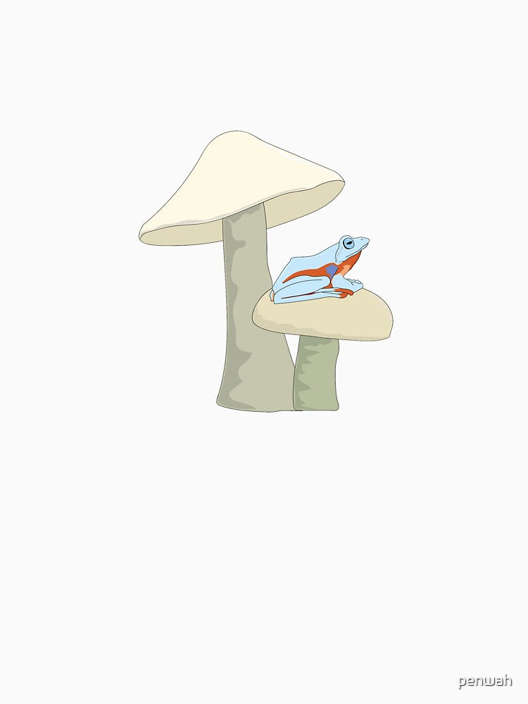Frog on a Mushroom by penwah