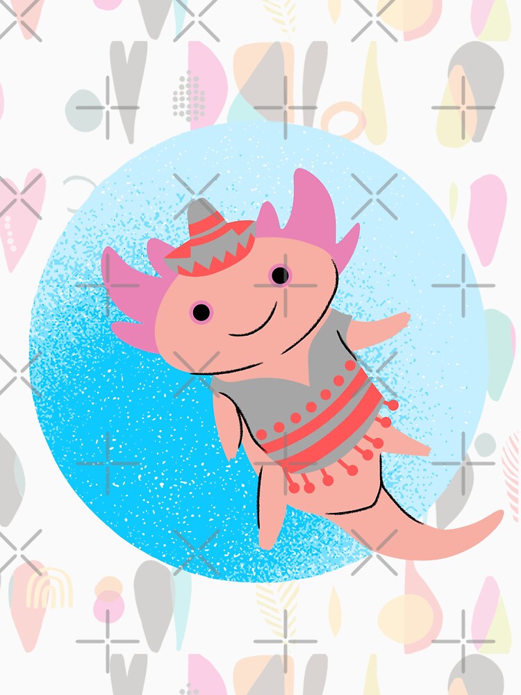 Axolotl Cartoon pattern by Paint84