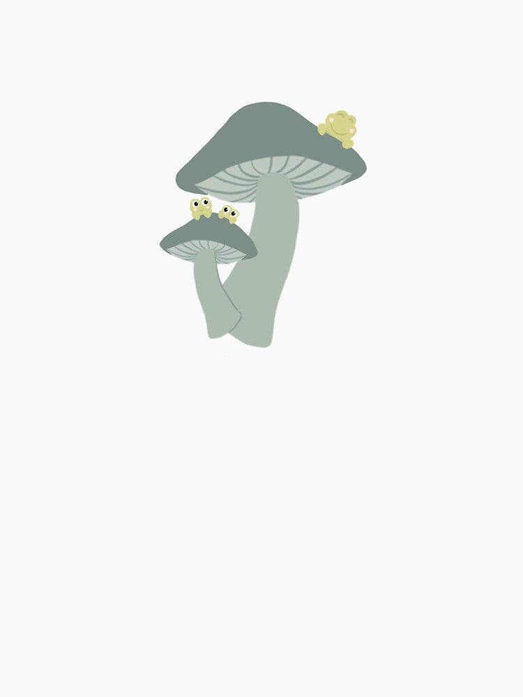 Frogs on a mushroom by megannjudge