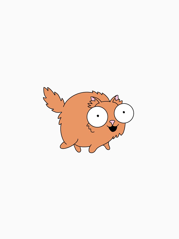 Fat orange cat by Lauren Kenney