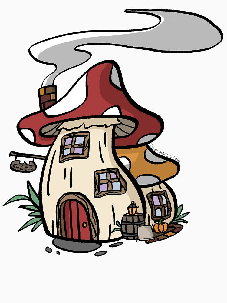 Cozy Mushroom Cottage by CashmereCrow