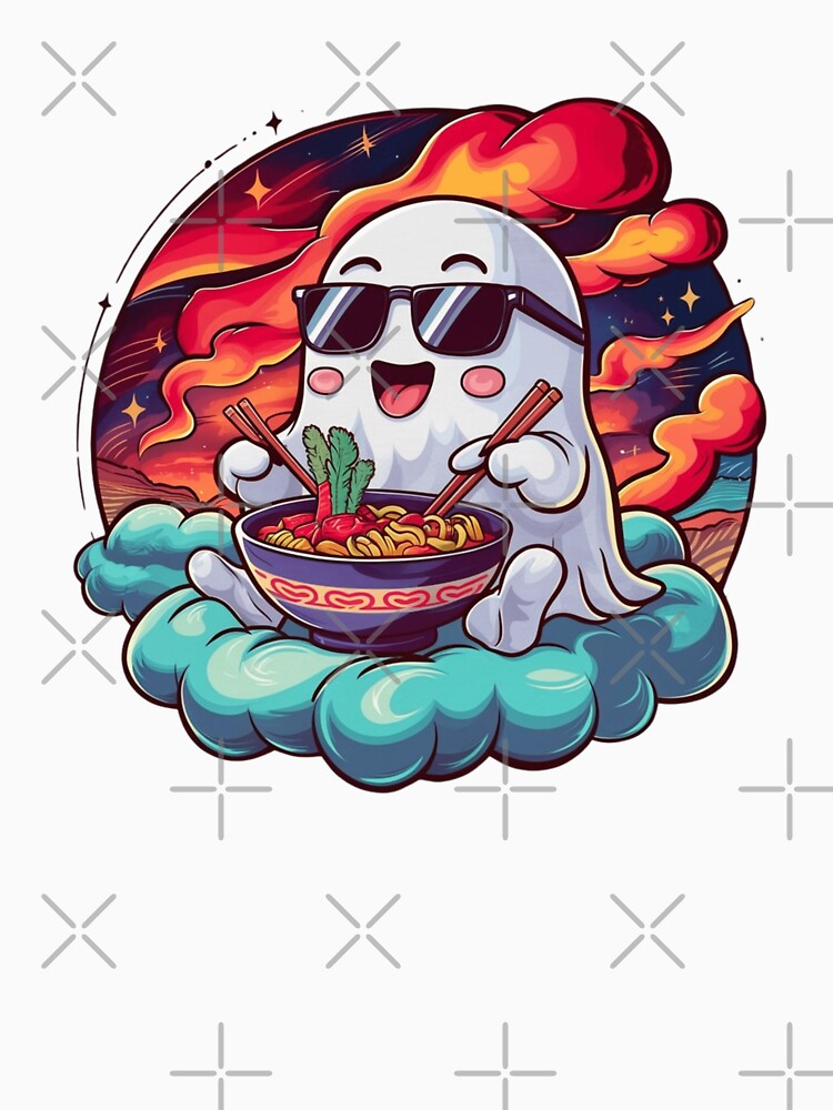 Ghost Eating Ramen by XquisiteFashion