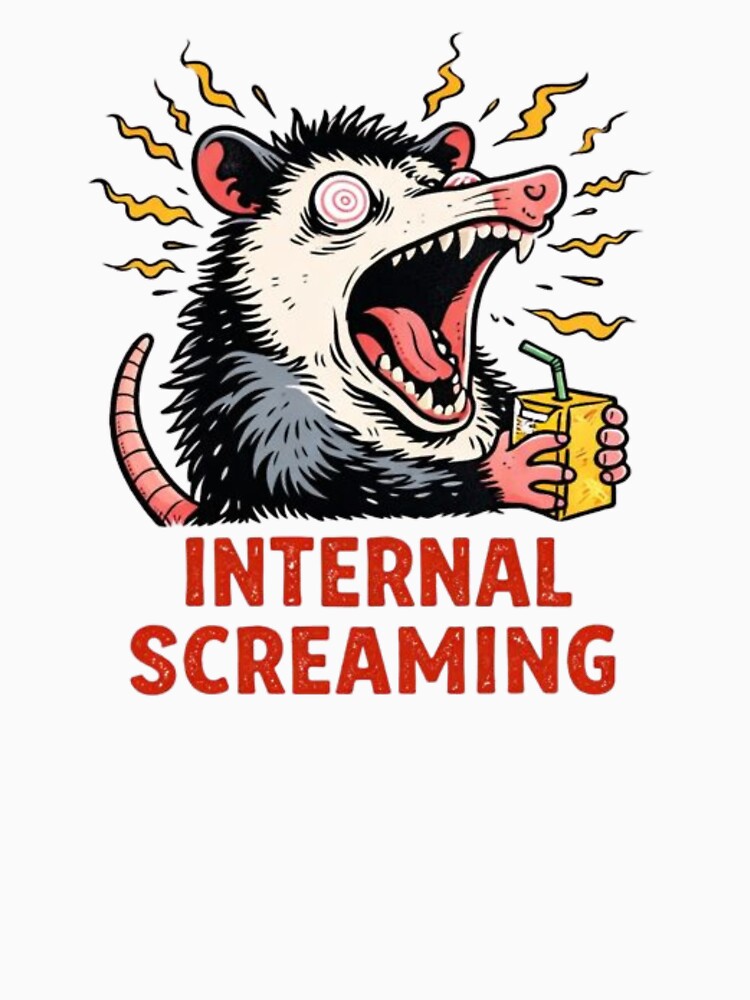 Internal Screaming Opossum - Funny Chaos Meme by JakubDesigns89