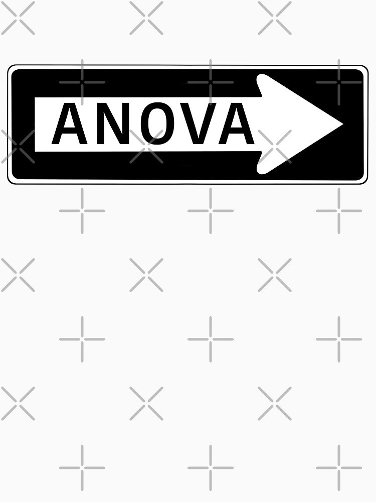 One-way ANOVA street sign by Science Lab Designs