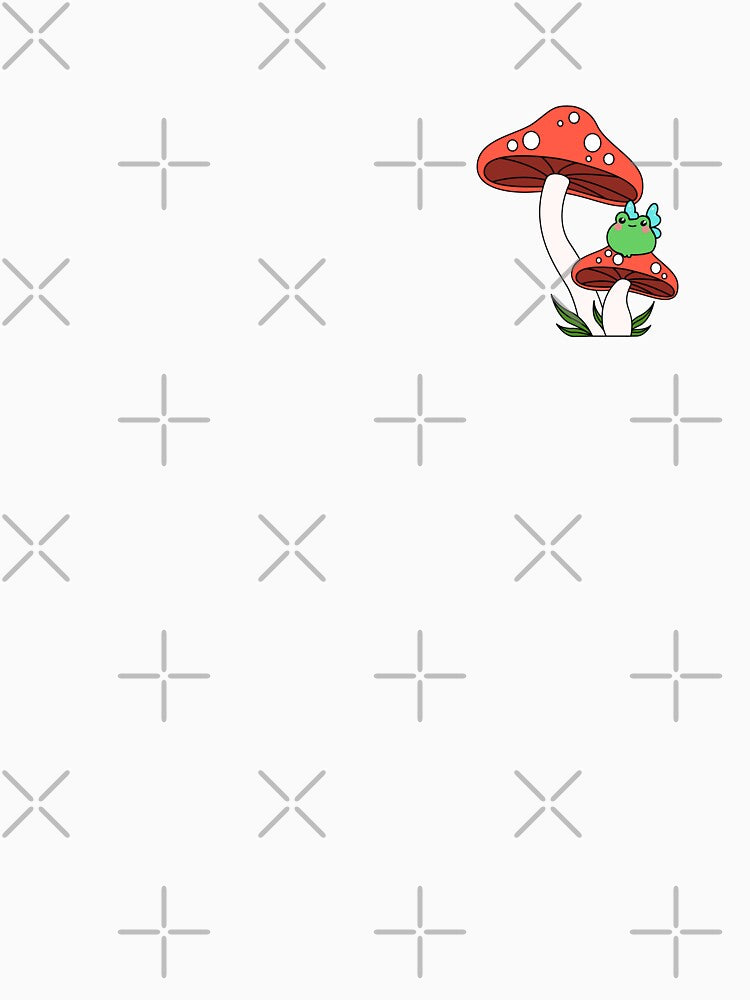 Whimsical Fairy Frog On Red Mushroom by GigglesDesigns