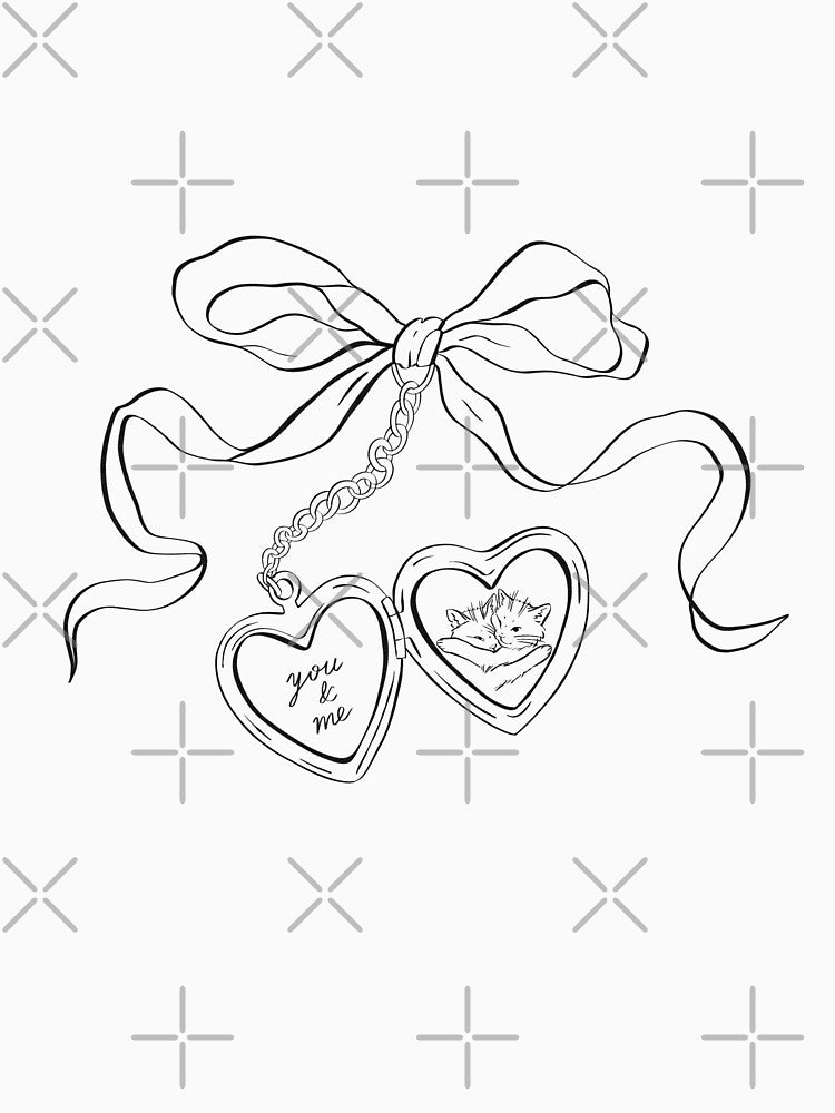 heart locket cats by delicate-pov