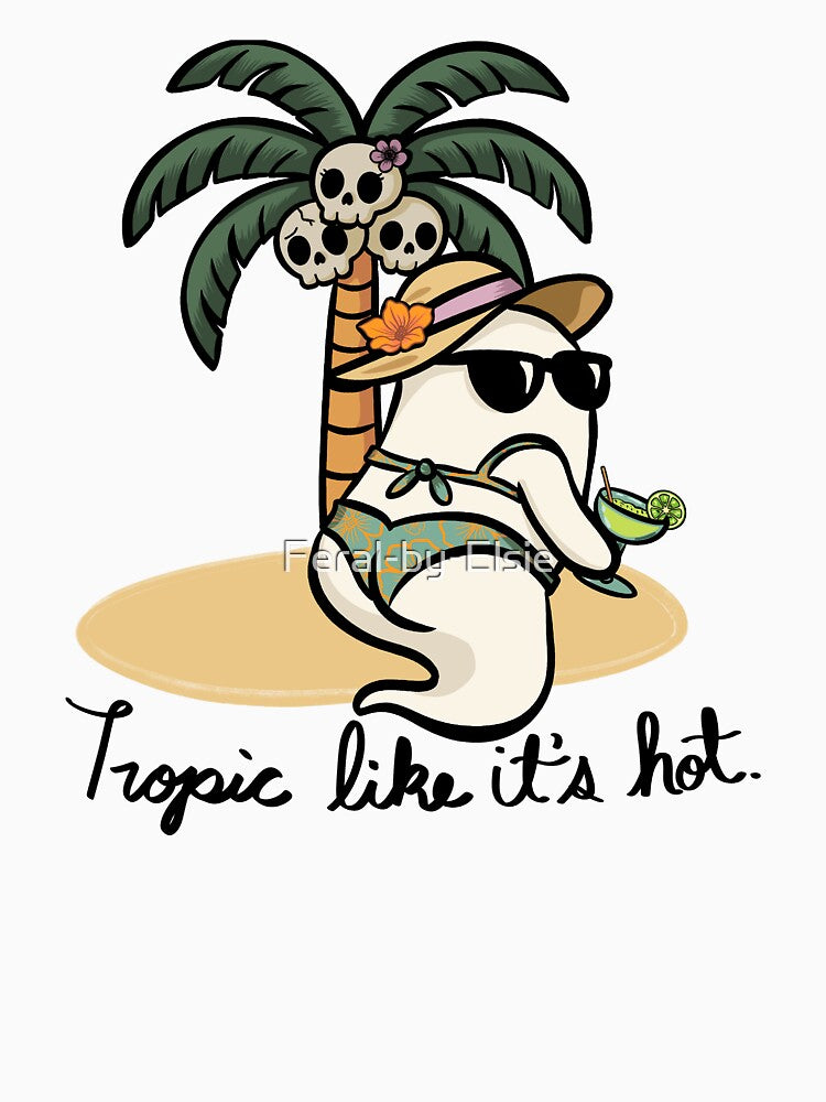 Tropic Like It’s Hot – Spooky Cute Summer Ghost by Feral-by-Elsie