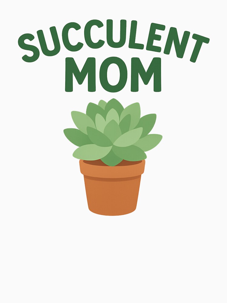 Succulent Mom – Cute Plant Lover Design, Plant Aesthetic for Plant Moms by plantlover09